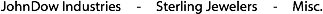 JohnDow Industries - Sterling Jewelers - Misc.
